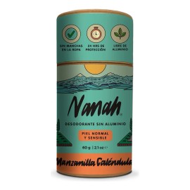 Nanah Desodorante Natural De Manzanilla Caléndula En Barra Dulce Floral