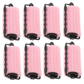 Gatuida 8pcs Curler Sponge Rollers Perm Kit for Men Hair Styling Curlers Easy to Carry