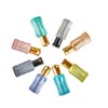 Black Glass Roll On Bottle,Empty Refillable Glass Perfume Roller Bottle,Mini