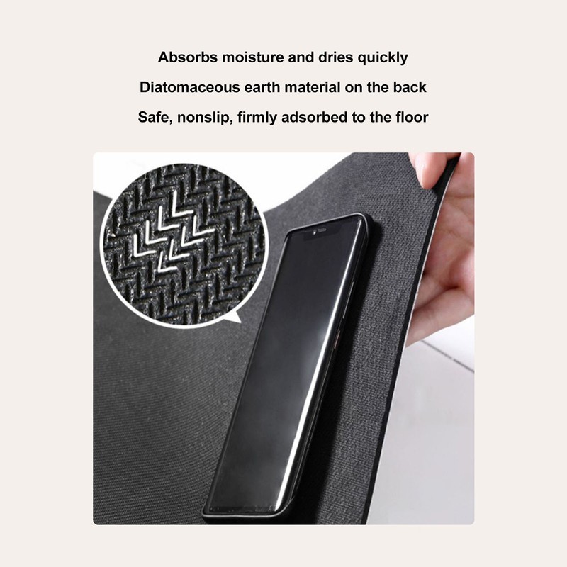 2Pcs Coffee Mat Drying Pad Super Absorbent Prevent Slip Shock