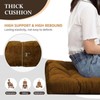 Gfobip Floor Pillows Set Square Chair Cushion Pad Tufted Seat