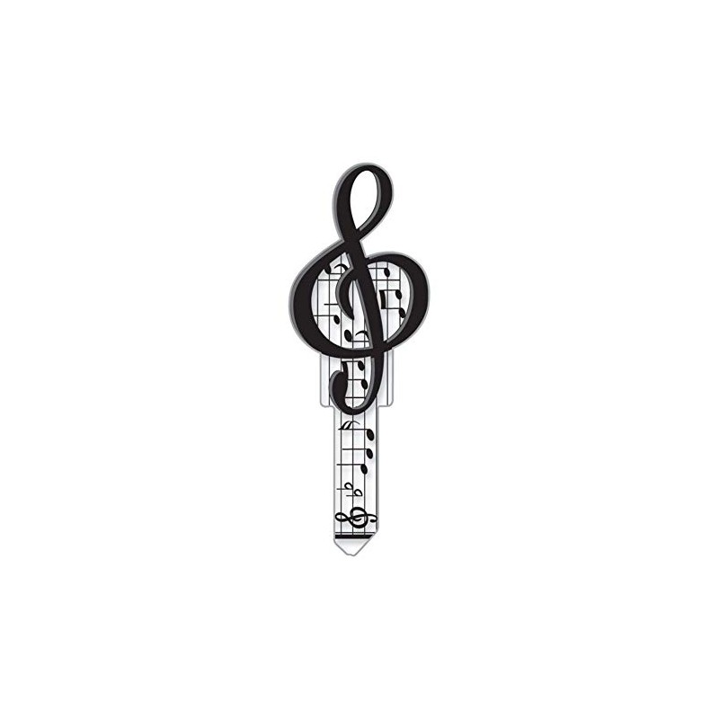 Lucky Line Key Shapes, MUSIC, House Key Blank, KW1/11, 1