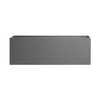 Root and Stock Belmont Rectangle Fiberglass Planter Box, Grey, L:30"