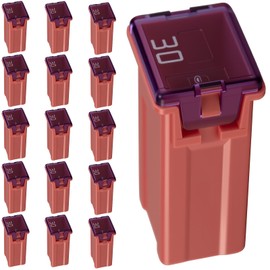 16 Pack 608830 30 Amp Micro Cartridge Fuses Micro Fuse FMM Mcase Micro Female Fuses
