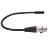 ASHATA 3.5MM Hembra a XLR Hembra Aleación de Zinc 3.5MM