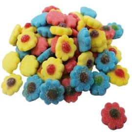 Fruit Gum Sugared Flowers in Various Colours Halal 175 g