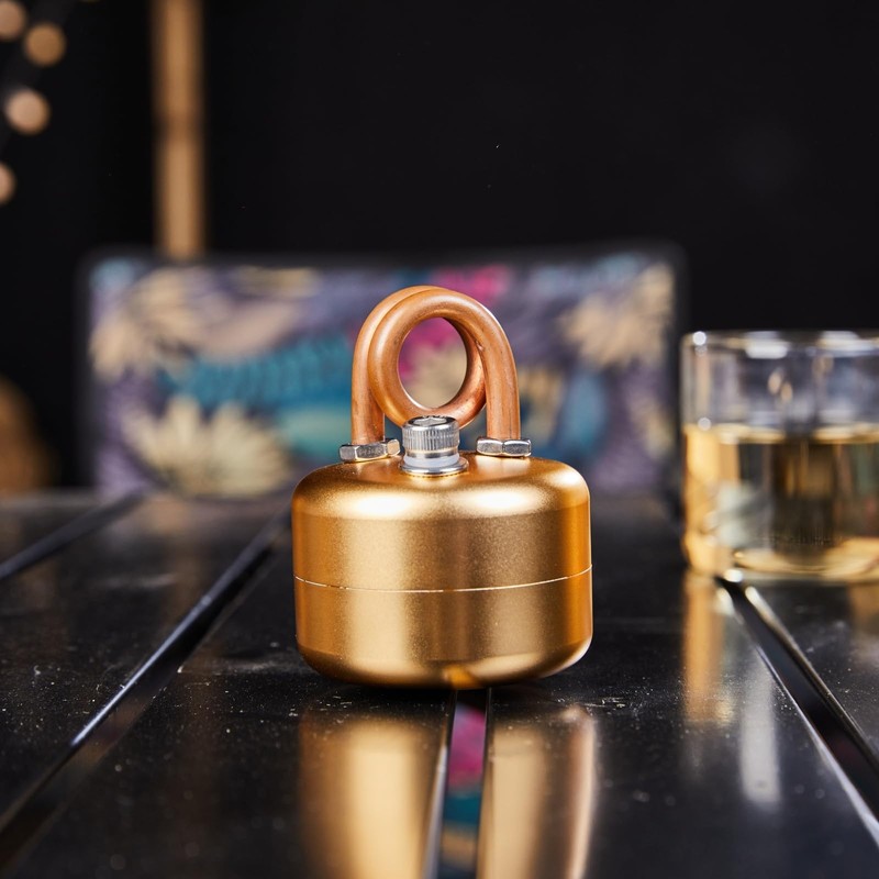Gexdes Mini Alcohol Camping Stove – Lightweight Brass & Aluminum