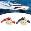 2Pcs Battery Terminal Connectors Car Disconnect 4 Way Positive Negative