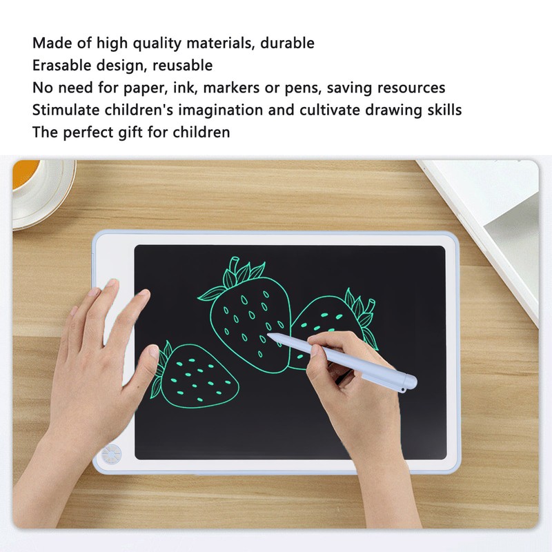 LCD Writing Tablet 10.5 Inches Reusable Multifunctional Digital Drawing Table
