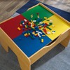 KidKraft 2-in-1 Reversible Top Activity Table with 200 Building Bricks