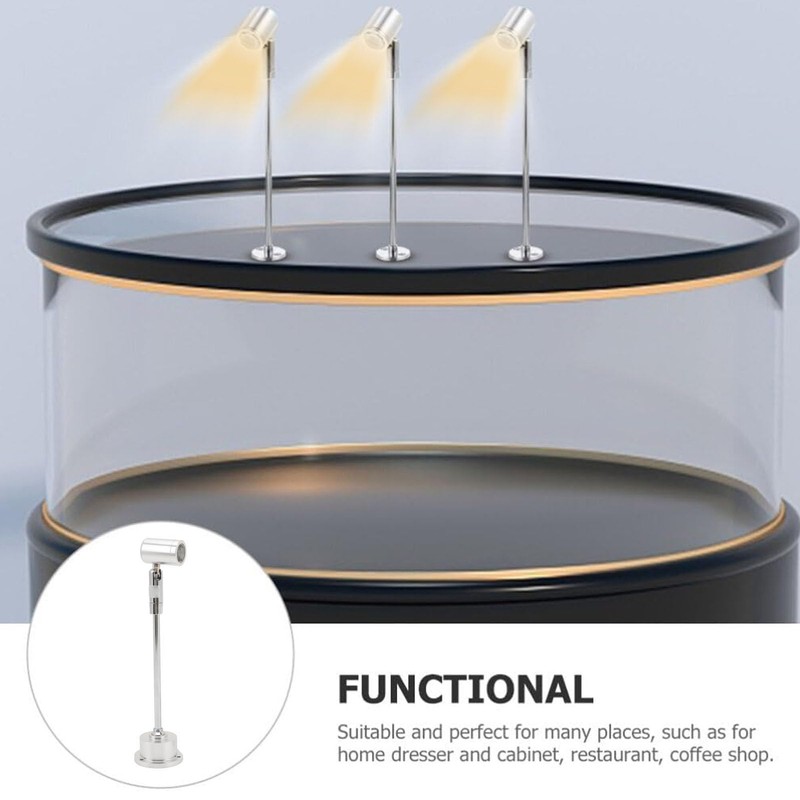 Led Mini Spotlight Cabinet Lamp, Surface Mounted Light Jewelry Dimmer