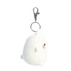 AURORA, 14223, Molang Key Clip, 4In, Soft Toy, White