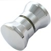 Di Vapor (R Solid Metal Shower Door Knob Chrome Handle