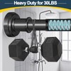 Black Shower Curtain Rod 36-84 Inch(3-7ft) Never Rust No Drilling