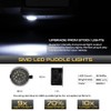 VIPMOTOZ Full LED Side View Mirror Puddle Lights Lamps Compatible