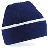 Beechfield - Teamwear Beanie - French Navy/White