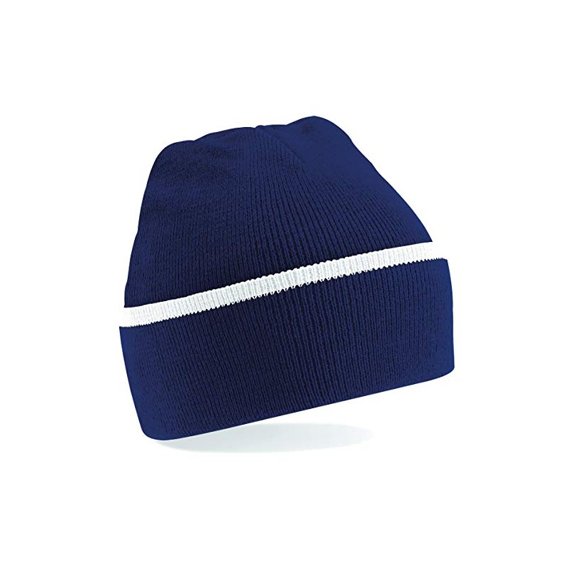 Beechfield - Teamwear Beanie - French Navy/White