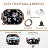 Maxjoy for AirPods Pro 2nd/1st Generation Case with Lock, Flower
