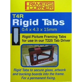Framers Corner T4R Rigid Picture Framing Tabs for T225 Dual Driver