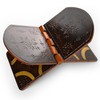 Handmade Wooden Holy Book Stand Brown Handcrafted Indian Traditional Book