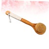 PACKOVE Bristle Bath Brush with Long Handle Body Massage Brush