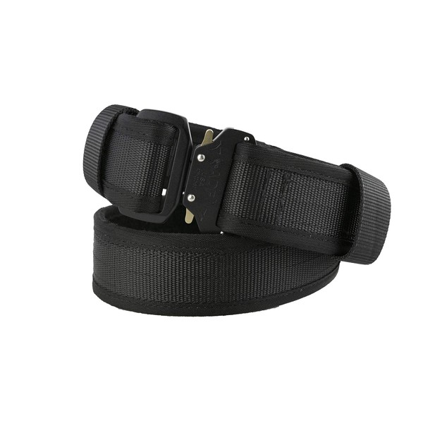 Fusion PR-8111-44 Tactical Military Police Patrol Belt Small 28-33"/2" Wide/Binding, Black