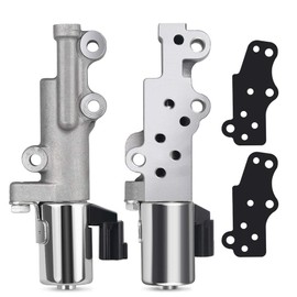 WMPHE Compatible with Solenoid Valve Nissan Altima, Frontier and More, VVT Variable Valve Timing Control Solenoid Left and Right Side Set Replaces OEM 23796-EA2OB & 23796-EA2OA