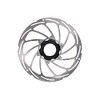 XLC Unisex - Adult Brake Disc BR-X86 Silver Black 180mm