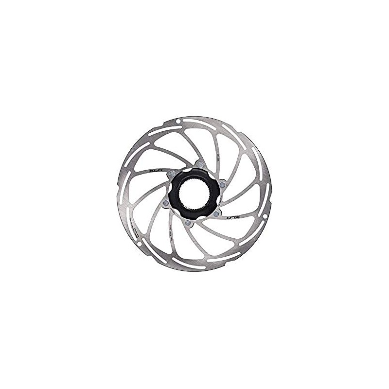 XLC Unisex - Adult Brake Disc BR-X86 Silver Black 180mm