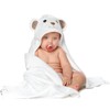 MINIBOO Premium Ultra Soft Organic Bamboo Baby Hooded Towel with
