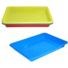 DBOO 5 Pcs Plastic Trays Anti-Slip - Activity Plastic Tray