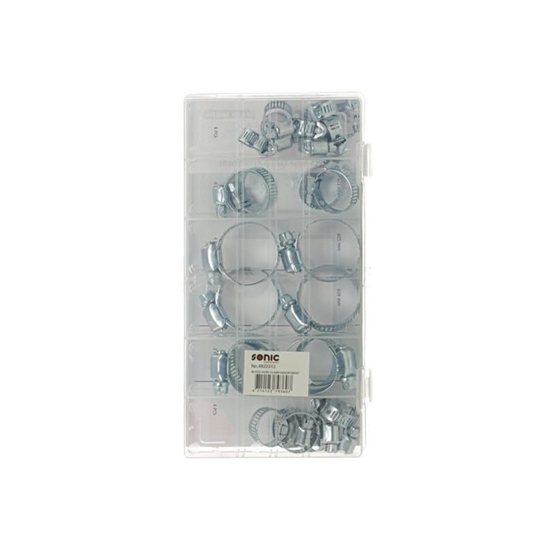 Sonic 4822313 Hose Clamp Set, Set of 26