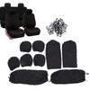 Car Seat Covers Full Set Breathable and Soft Cloth Seat
