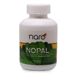 Suplemento Alimenticio Tabletas Nopal Deshidratado Naro Sabor Natural 350 Pzas                                                                        
