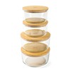 DE Glass Food Storage Containers with Bamboo Lids – 4