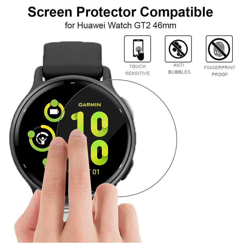 3 Pack Screen Protector for Garmin Vivoactive 5, GEJEFA Flexible