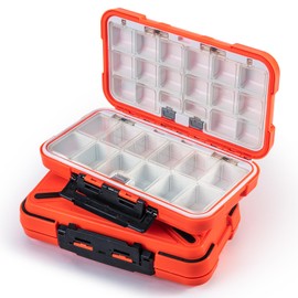 Goture Tackle Box, Small Parts Box, Fishing, Tackle Box, Fishing Tackle Box, Fishing Tackle Box, Fishing Accessories Boxes, Fishing Tackle Box for Rubber Fish Wobbler Blinker, Size S/M/L