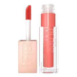 Maybelline Lifter Gloss Extended Brillo Labial de Larga Duración con Ácido Hialurónico, Labios Voluminosos e Hidratados hasta por 4 H, Aplicador XL, T