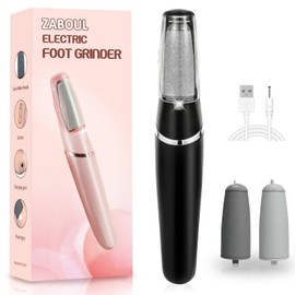 Callus Remover for Feet, ZABOUL Electric Foot Filer, Pedicure Tools -Black