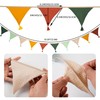 Fabric Bunting Banner, 2 Pack Handmade Neutral String Banner with