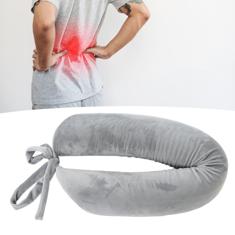Scoliosis Waist Pillow Adjustable Belt Reduce Soreness Roll Lumbar Support