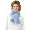 Lina & Lily Faux Fur Pull-Through Women's Winter Collar Scarf