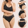 LEVAO Cotton Underwear Women's Bikini Panties Breathable Hipster Stretch Full
