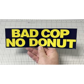 Gear Tatz Bad COP NO Donut - Imán para coche