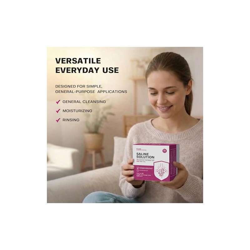 BASE LABORATORIES 7% Saline Solution Vials - Versatile 7% Sodium