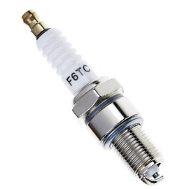 LIYYDS Spark Plug F6TC for 131-047 GX140 GX160 GX200 5.5HP 6.5HP Engine Generator BP6ES W6D W7D 139 140 GX35 Chainsaw Lawnmower Brushcutter Tractor Rototiller Water Pump Go Kart Mini Bike Snow Blower