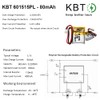 KBT - Batería de polímero de litio de 3,7 V