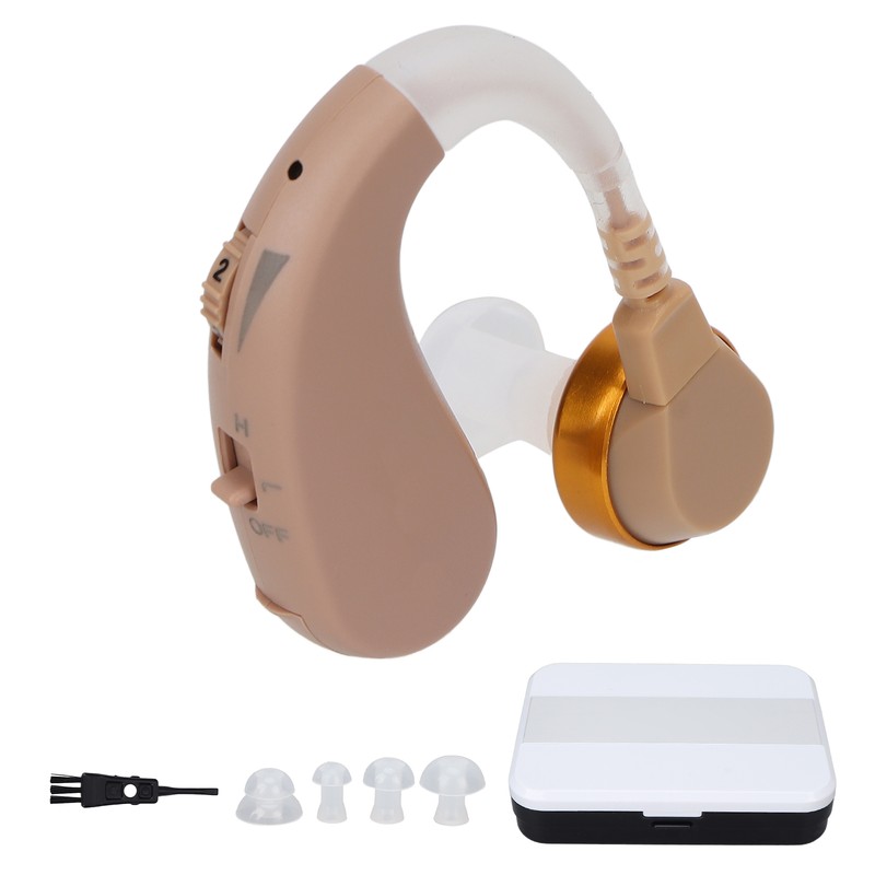 Hearing Aid Earphone Amplifier with Sterilization Box Noise Reduction Ear