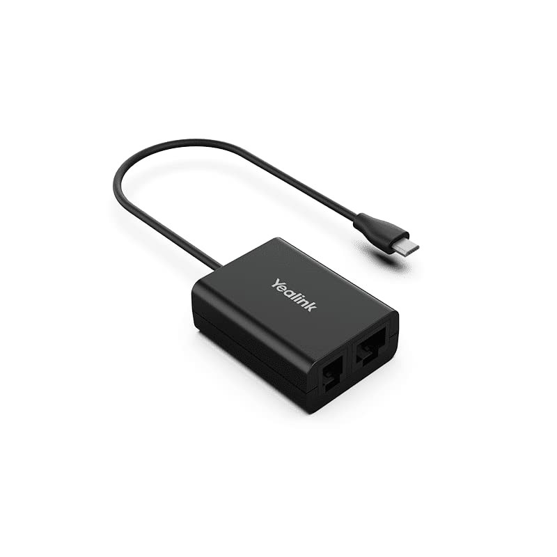 Yealink EHS60 - Adaptador de auriculares inalámbricos (WH62/WH63) para teléfonos