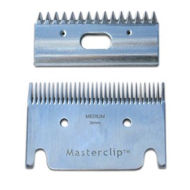 Masterclip Horse Clipping Blades Fit Liveryman Calypso Heiniger Dextella Maxtra (3mm Medium Cut)